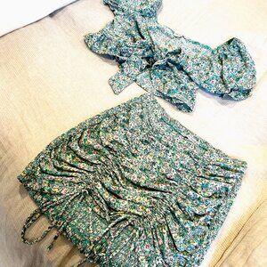 Haute Mode 2-Piece Floral Set